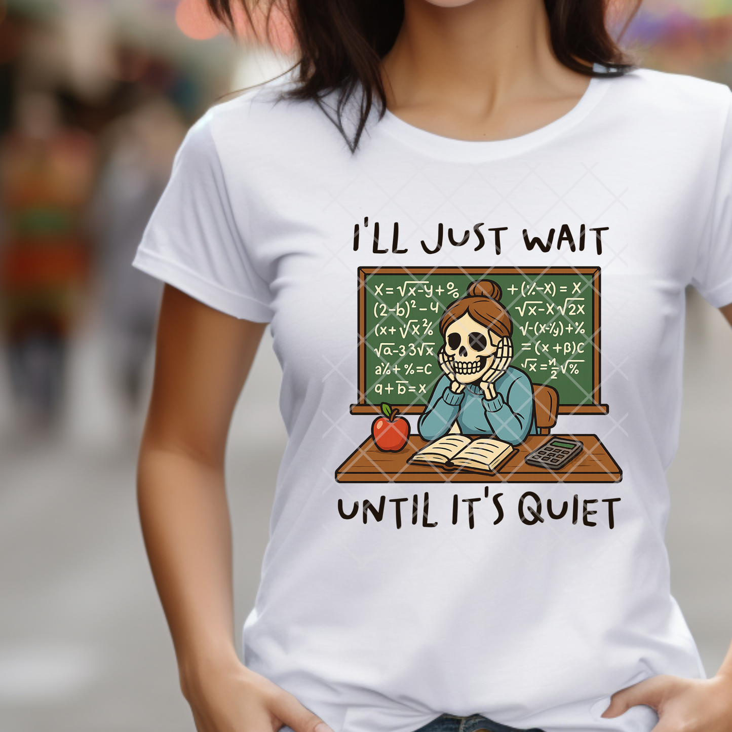 I'll Just Wait Till It's Quiet - Premium Graphic T-Shirt for Casual Wear