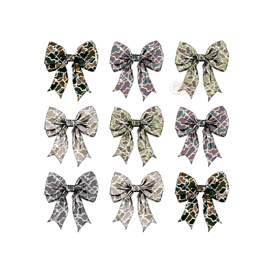 Camo Bow Set PNG