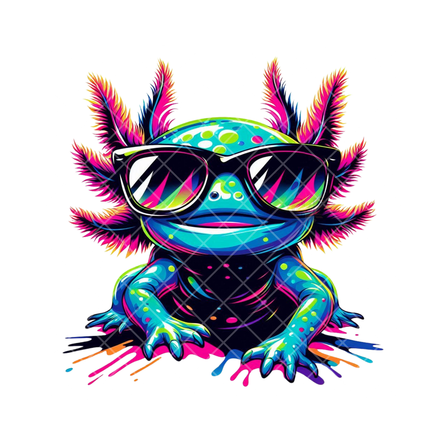 Cool Axolotl PNG