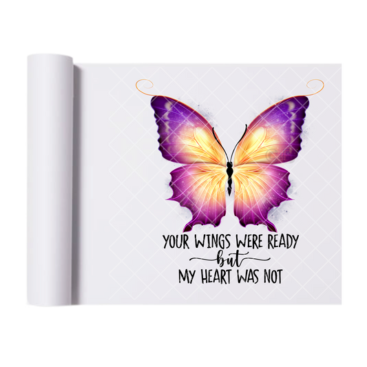 My Heart Was Not - Direct Print Film Transfer for T-Shirts, Cotton, Polyester & Blends - High-Quality Print