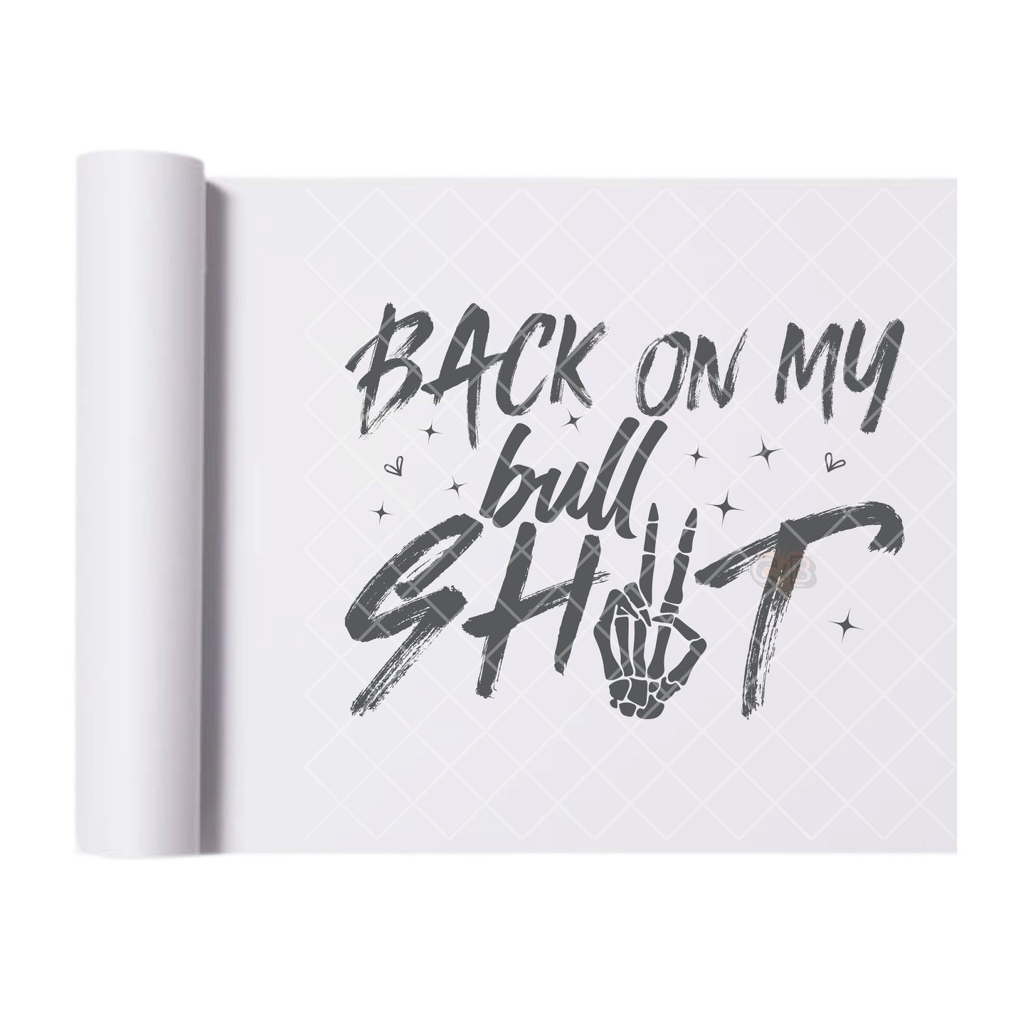 Back With My Attitude - Direct Print Film Transfer for T-Shirts, Cotton, Polyester & Blends - High-Quality Print