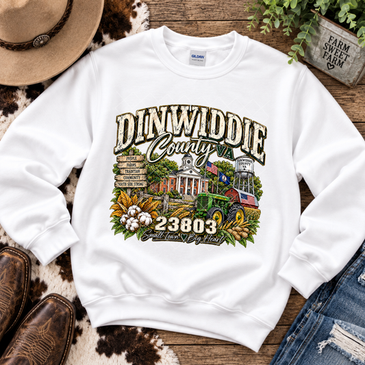 Dinwiddie County Farm Zip Code - Premium Graphic T-Shirt for Casual Wear