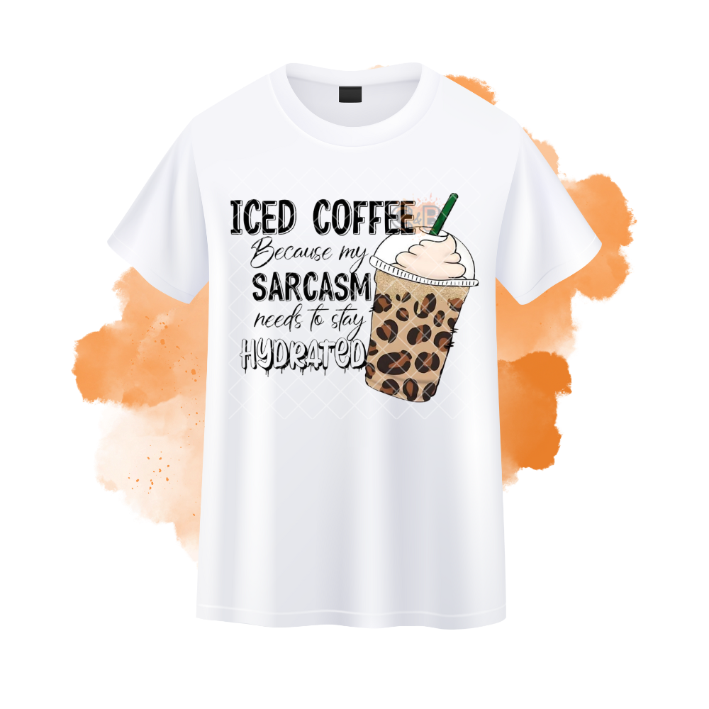 Iced Coffee Sarcasm T-Shirt