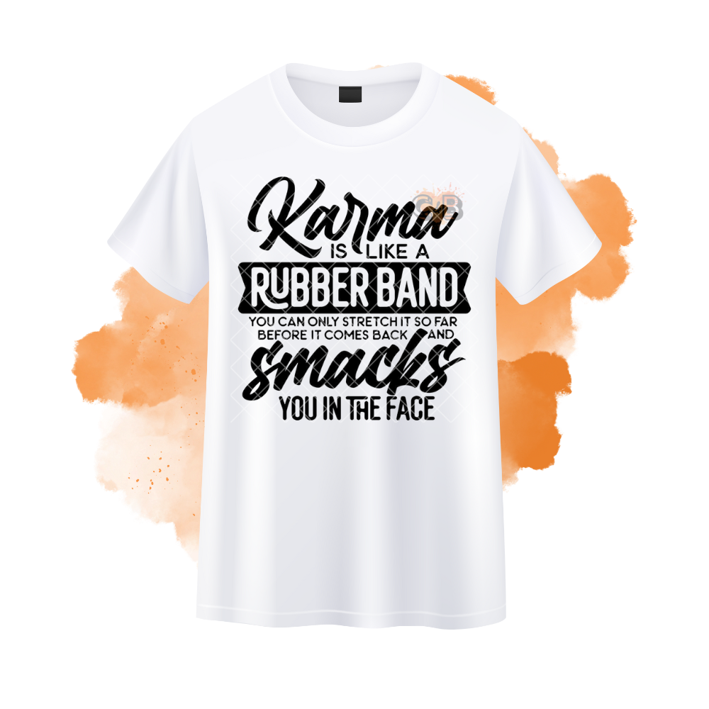 Karma Rubber Band T-Shirt