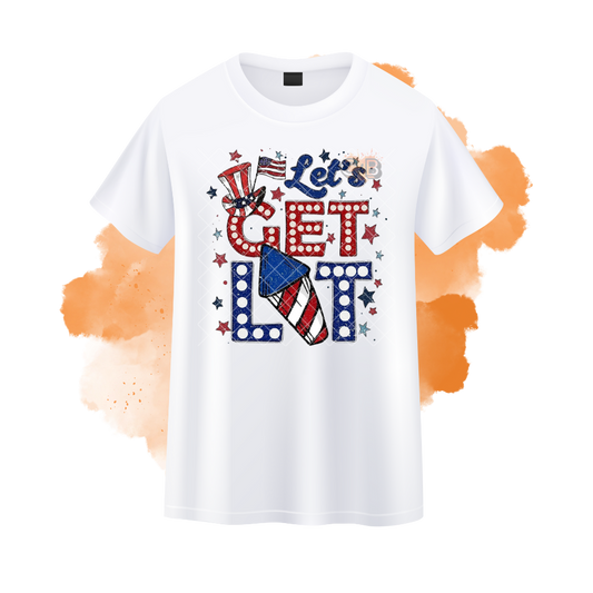 Let's Get Lit Firecracker T-Shirt