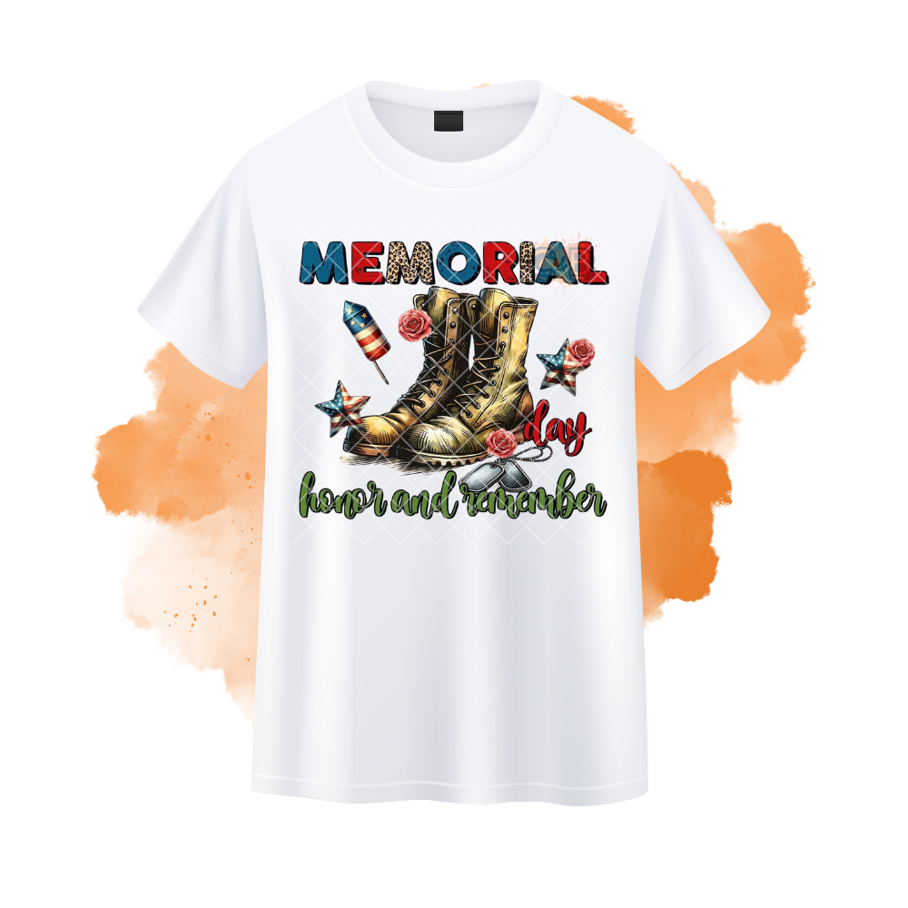 Memorial Day Boots T-Shirt