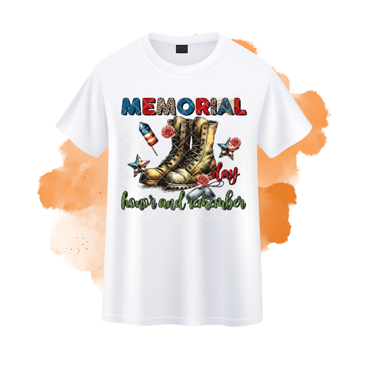 Memorial Day Boots T-Shirt