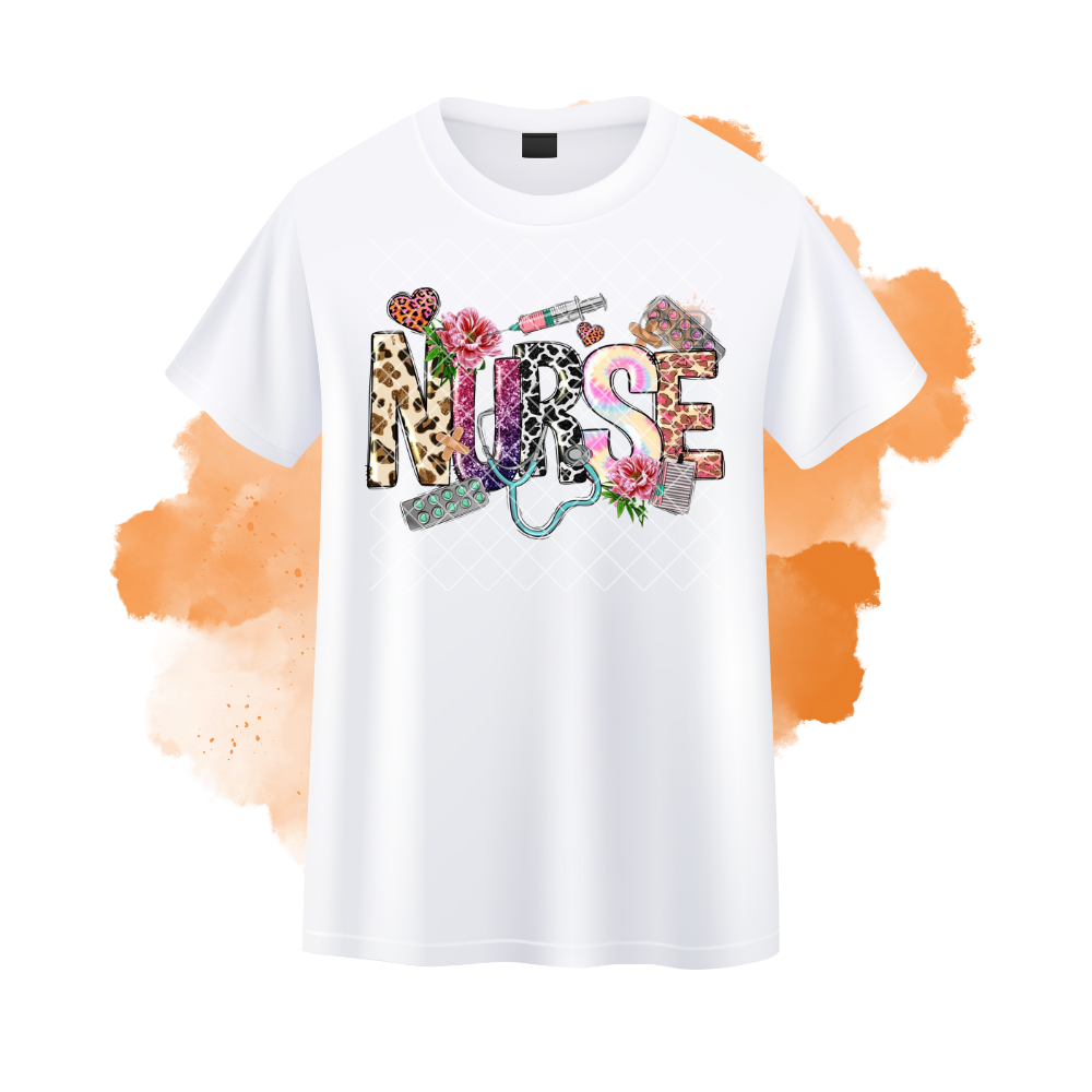 Nurse Multi-Pattern T-Shirt