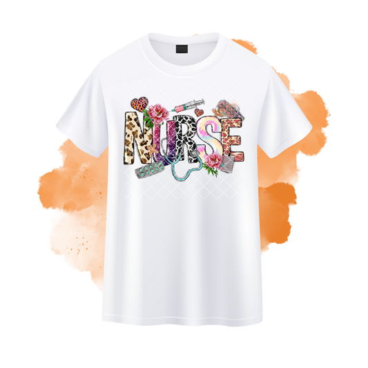 Nurse Multi-Pattern T-Shirt