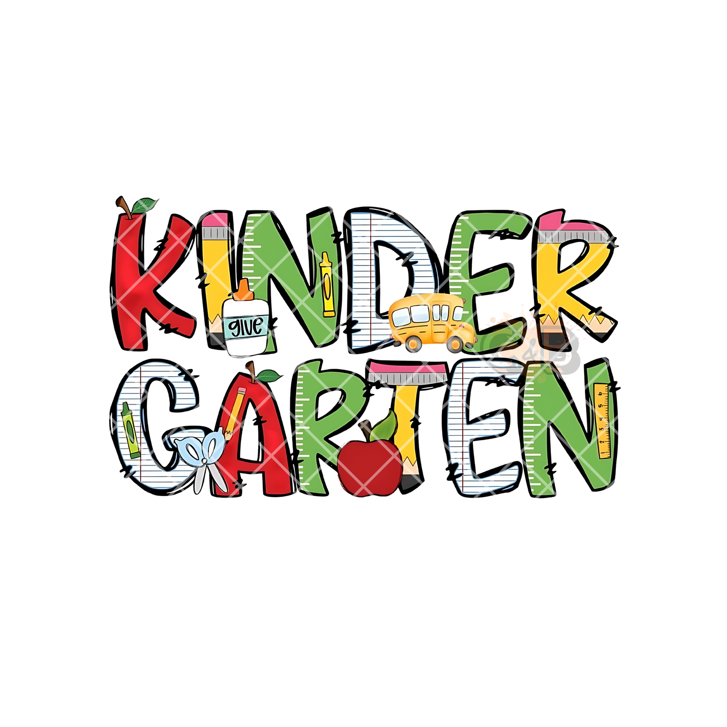 Kinder Garten Teacher Font PNG