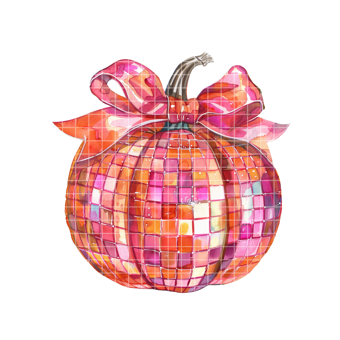 Disco Ball Pumpkin PNG