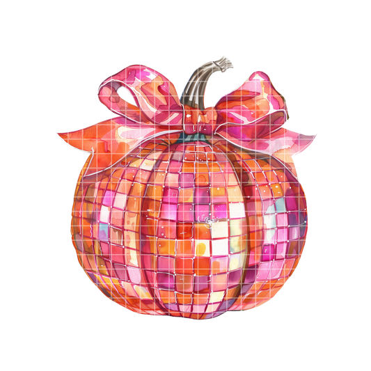 Disco Ball Pumpkin PNG