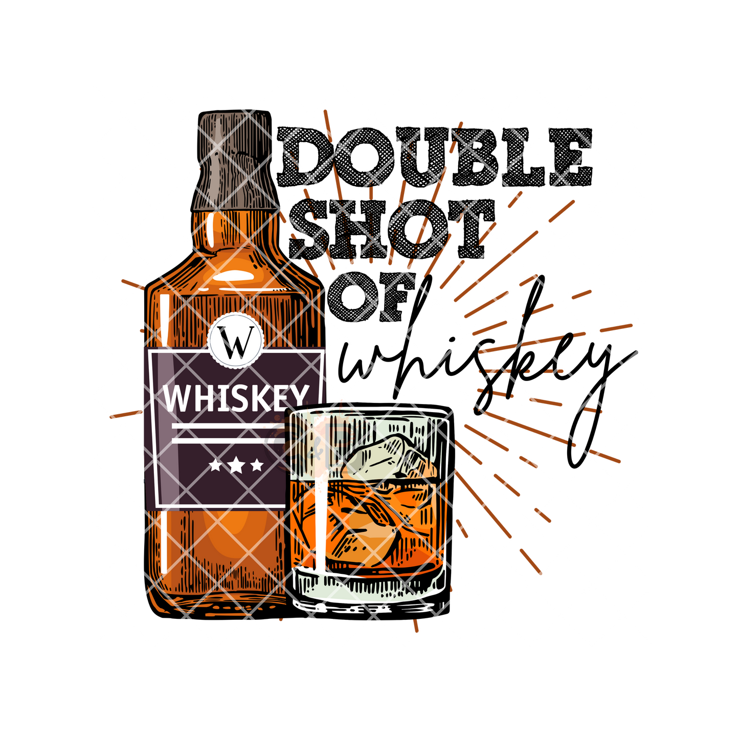 Double Shot Of Whiskey SET PNG