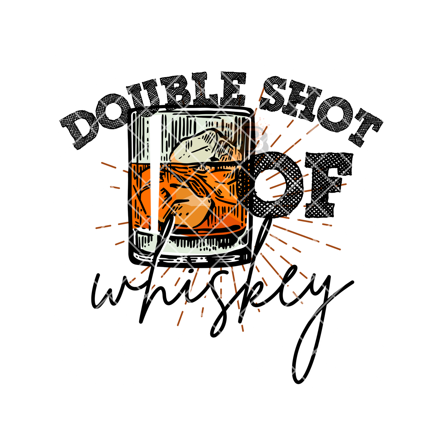 Double Shot Of Whiskey SET PNG C&B Drip