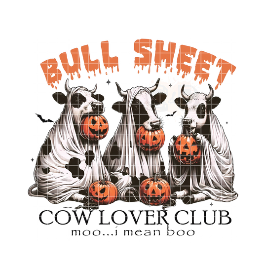 Bull Sheet Halloween Cows PNG