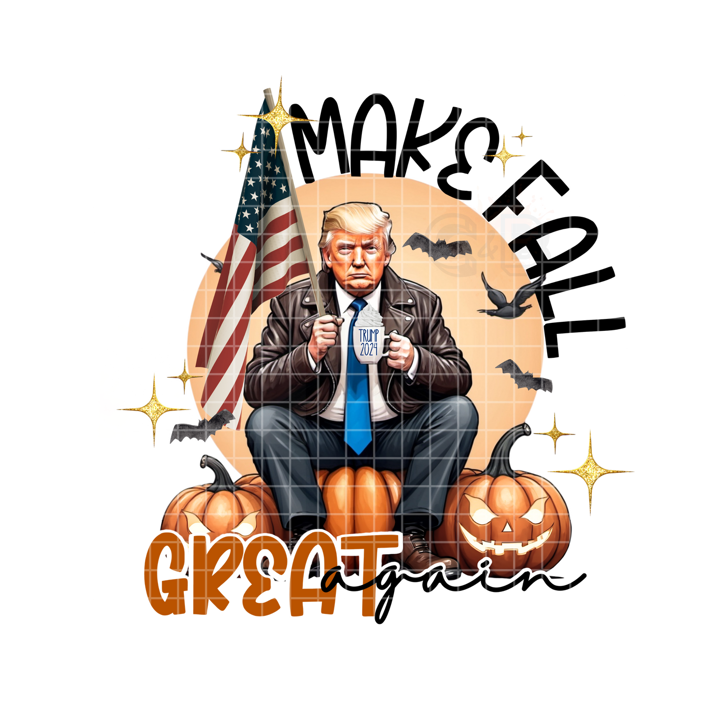 Make Fall Great Again Trump PNG