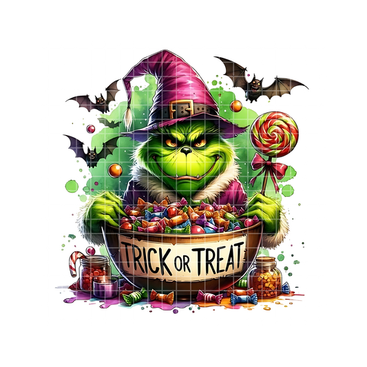 Green Guy Halloween Candy PNG