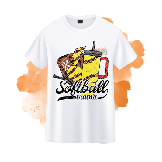 Softball & Tumbler Mama T-Shirt