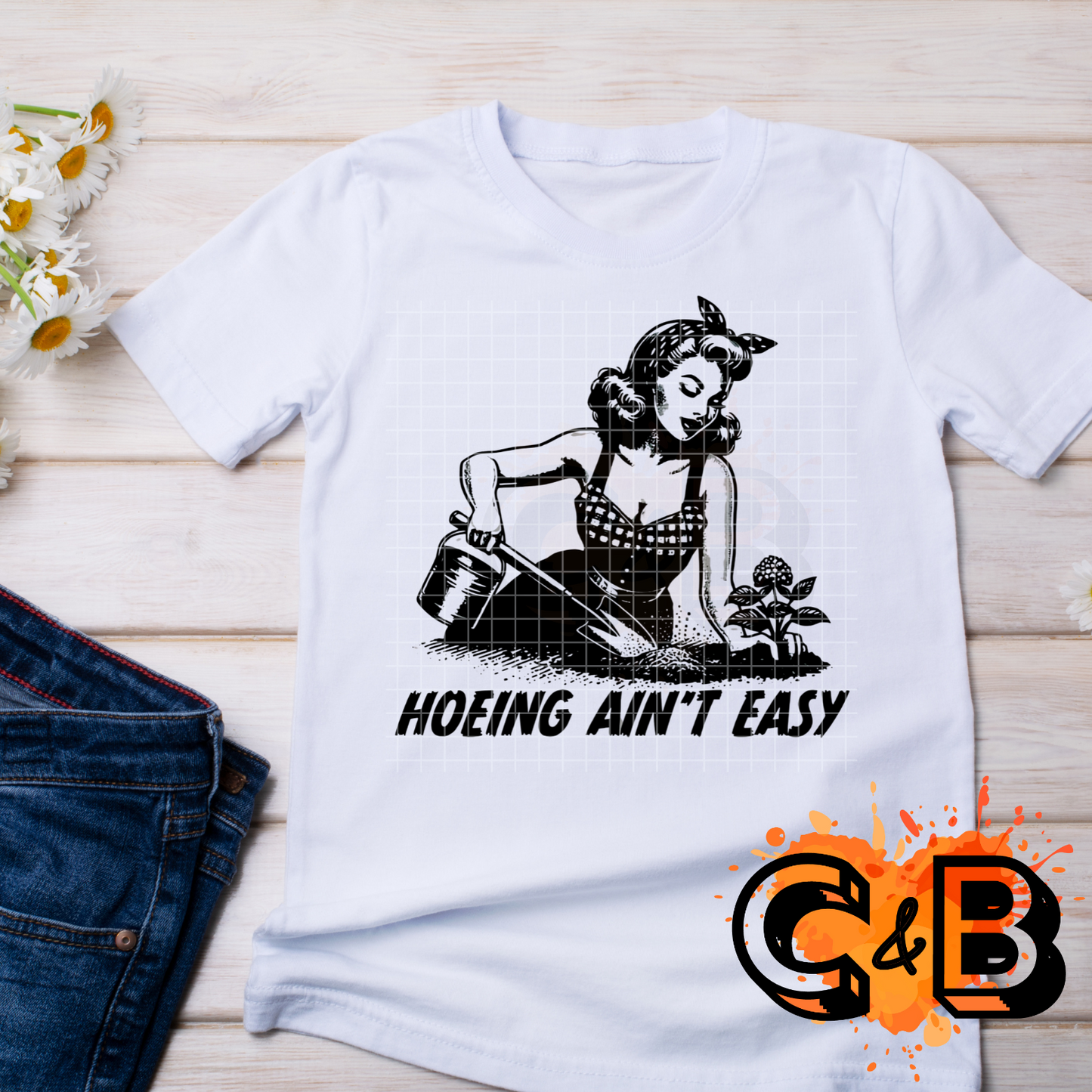 Hoeing Ain’t Easy T-Shirt