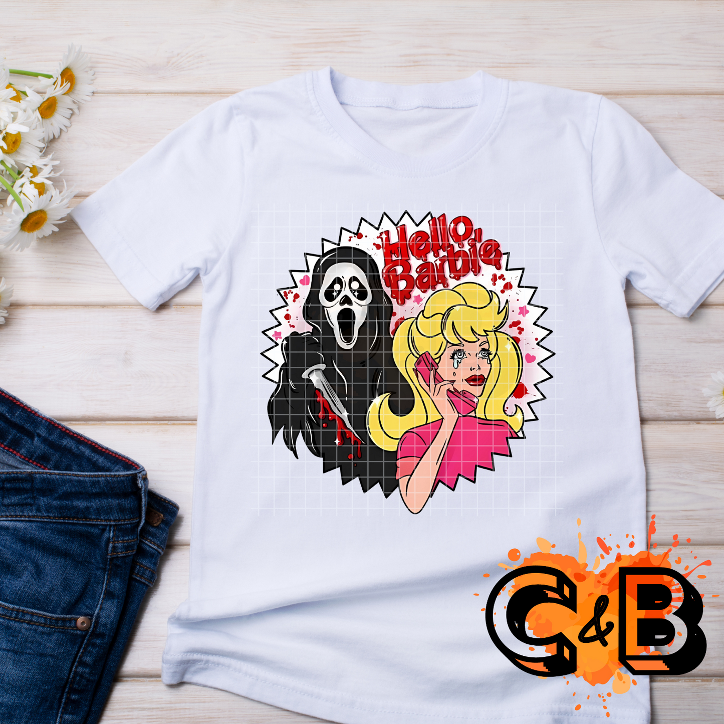 Hello Barbie Ghostface T-Shirt