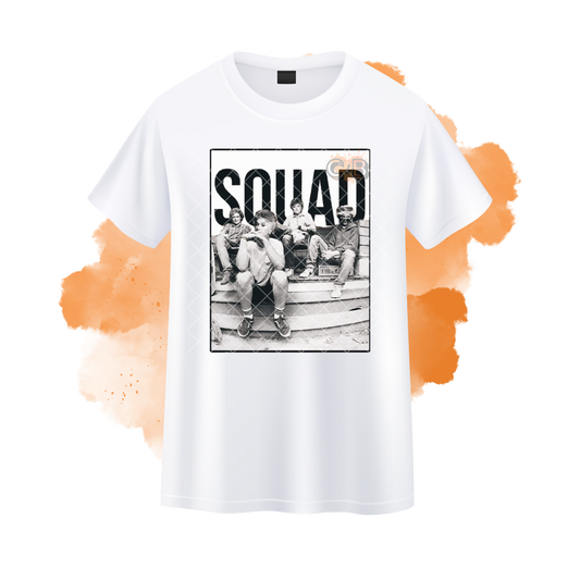 Squad B&W Golden Ladies T-Shirt