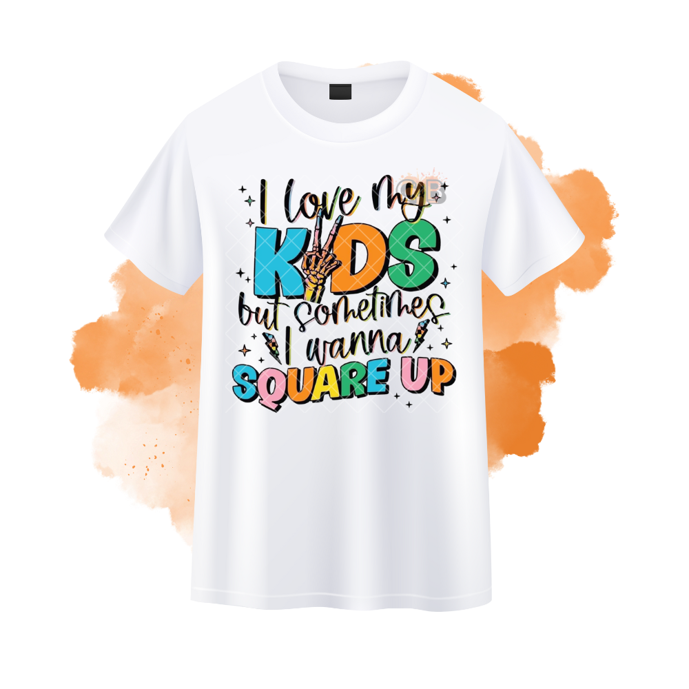 I Wanna Square Up Kids T-Shirt