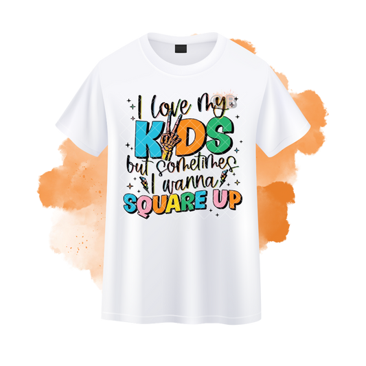 I Wanna Square Up Kids T-Shirt