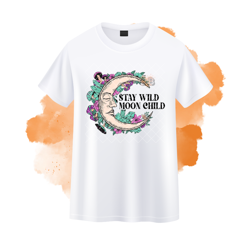 Stay Wild Moon Child Mushrooms T-Shirt