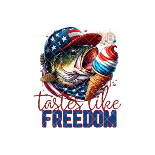 Taste Like Freedom Fish PNG