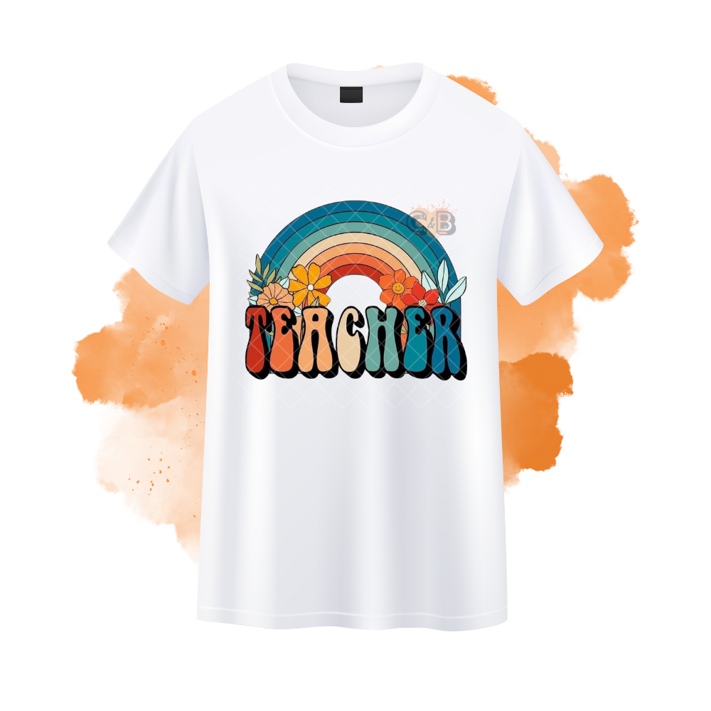 Teacher Rainbow T-Shirt