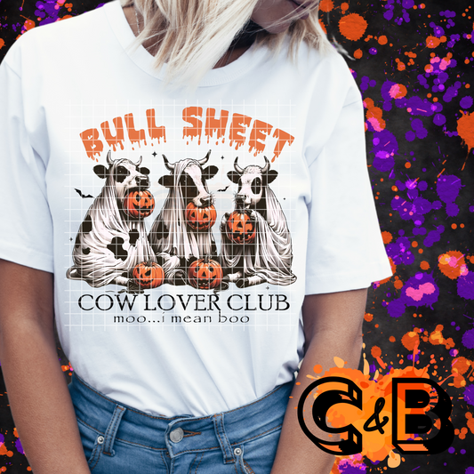 Bull Sheet Halloween Cows T-Shirt