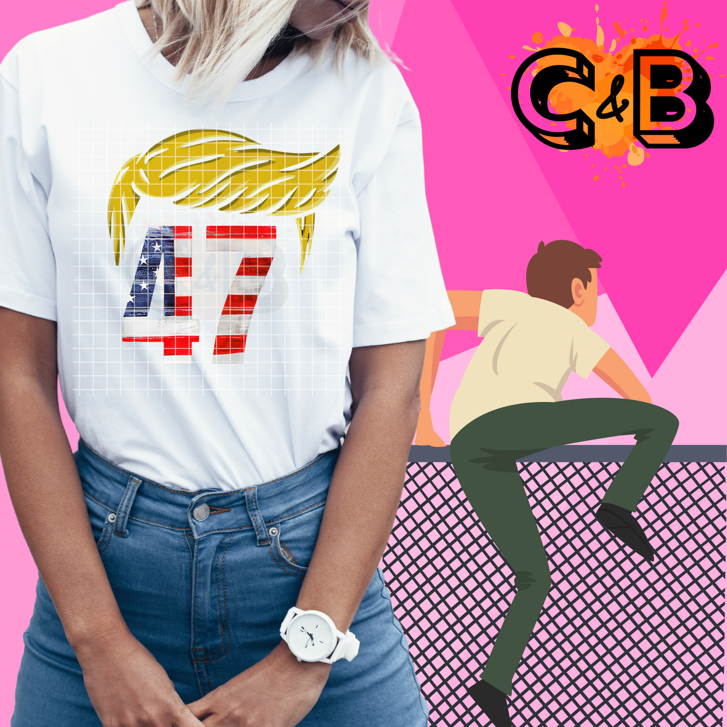 47 Trump Hair T-Shirt