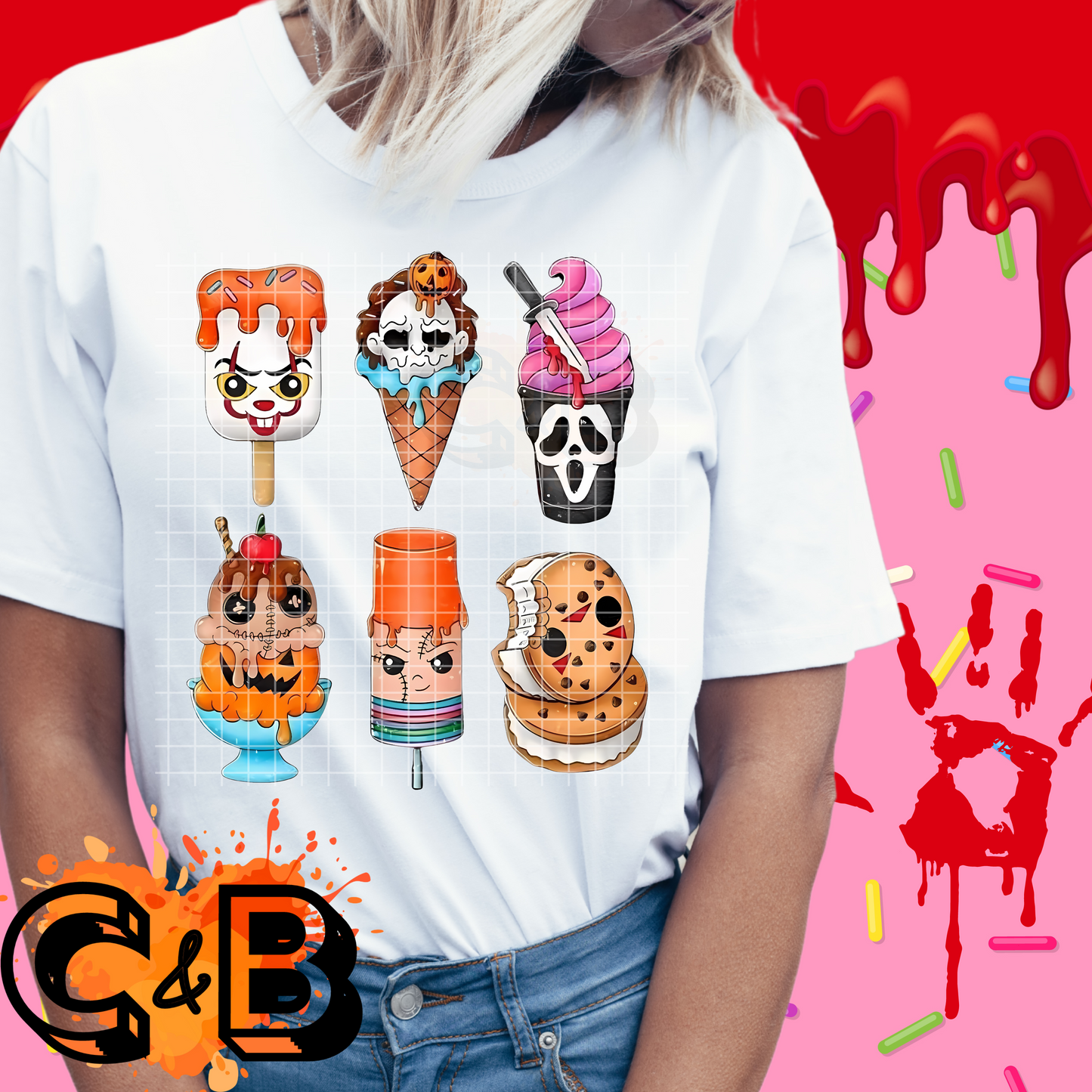 Halloween Horror Popsicles T-Shirt