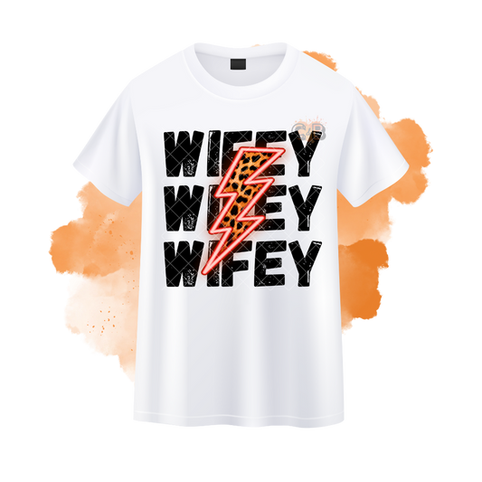 WIFEY Lightning Bolt T-Shirt