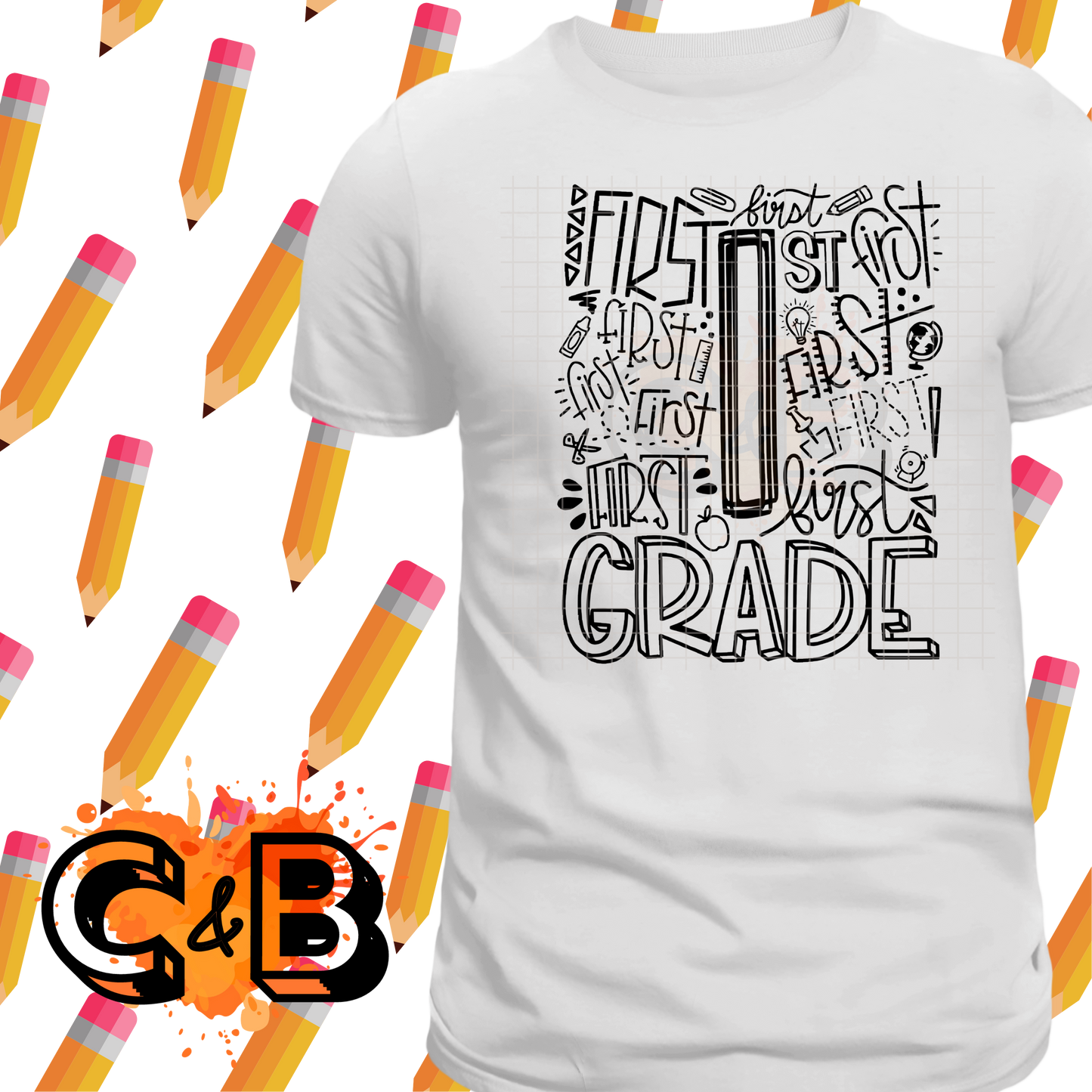 First Grade Doodle T-Shirt