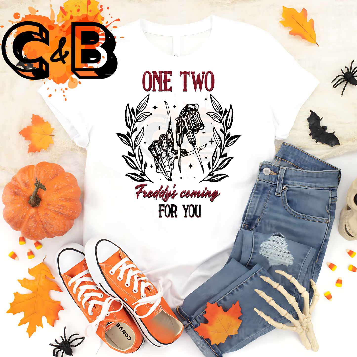 One Two Freddy’s Coming For You T-Shirt