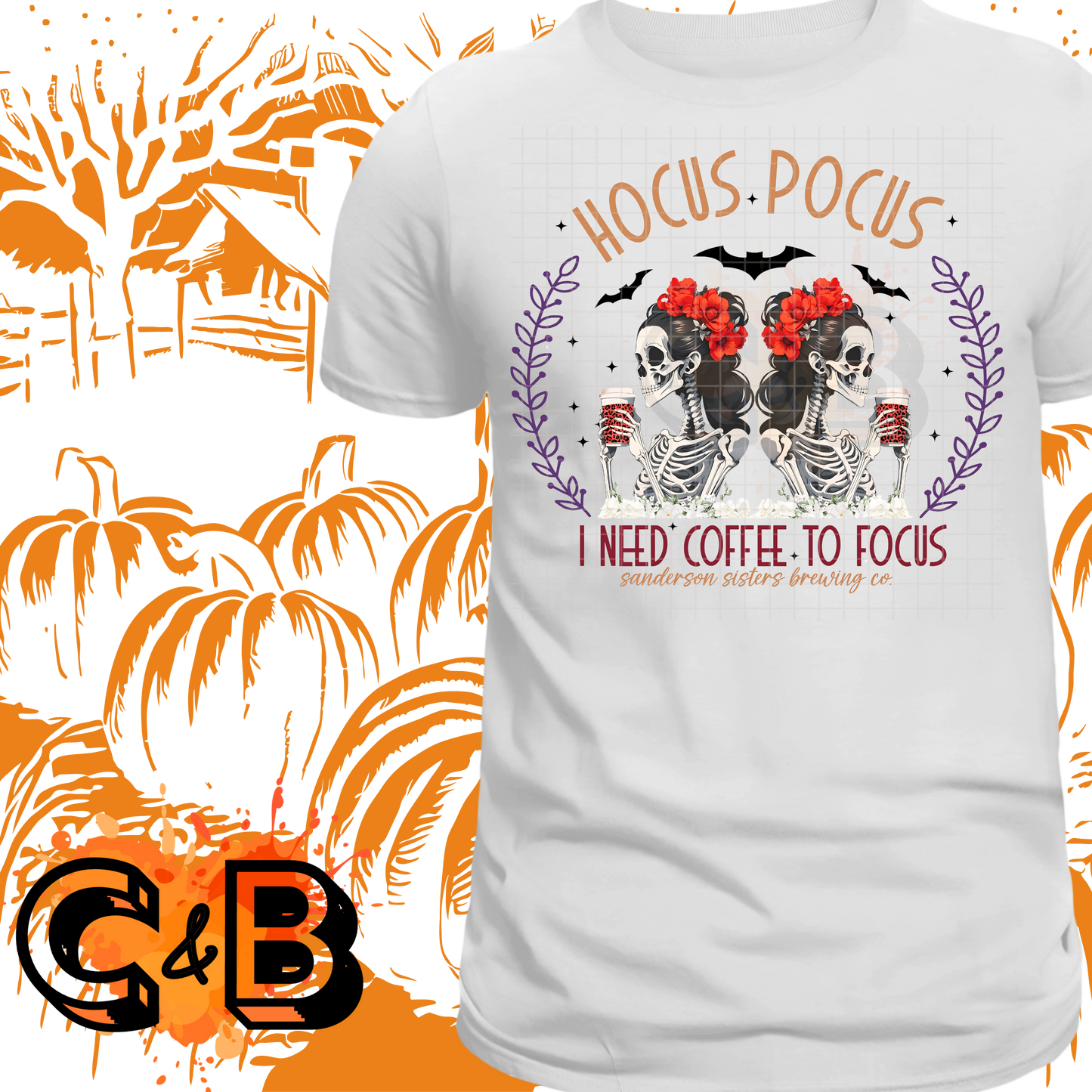 Hocus Pocus I Need Coffee To Focus T-Shirt