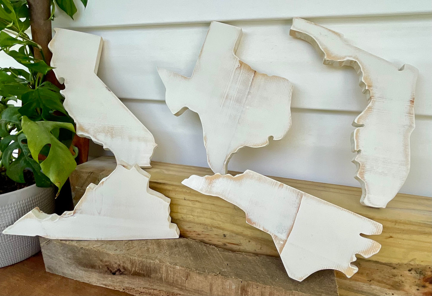Wooden State Cut Outs-Customizable Home Decor