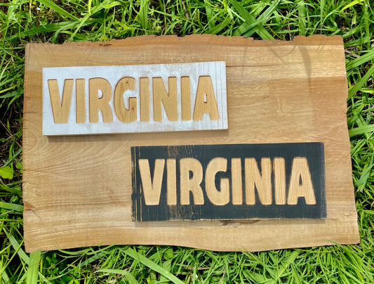 Wooden State Names- Home Decor